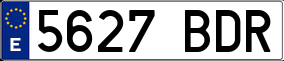 Truck License Plate